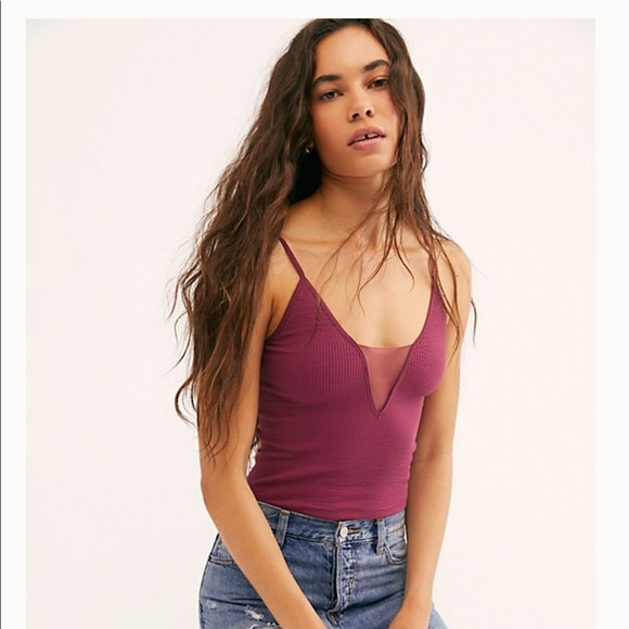 Free People Tops - Free People M/L Deep Raspberry Come Around Cami